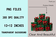Green Buffalo Plaid Christmas Clipar, an Illustration by SVGArt (Thumbnail 4 of 8)