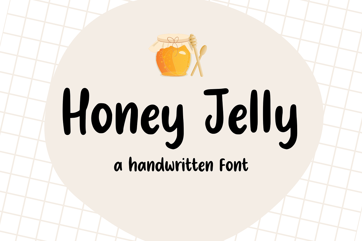 Honey Jelly - Handwritten Font, a Script Font by Creavibes Design (Photo 1 of 6)