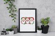 Preppy Brushstroke Christmas Santa P, an Illustration by Daily.Designs (Thumbnail 2 of 10)