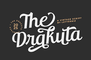 The Drakuta Vintage Script Font