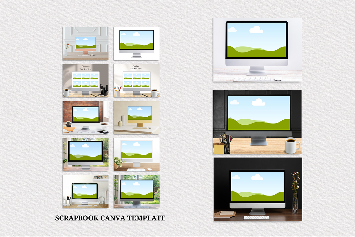 Mac Computer Canva Templates Bundle, a Marketing Template by Wicked Creative (Photo 7 of 14)