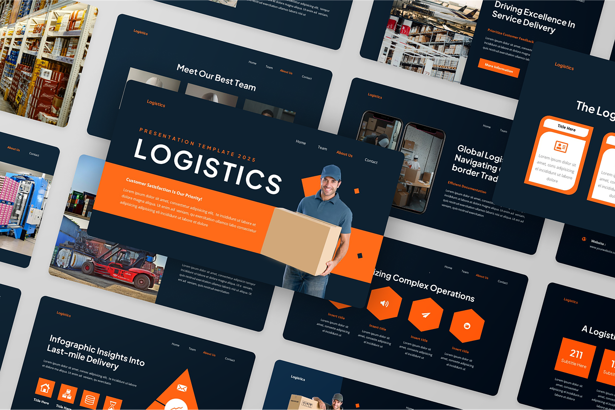 Logistics & Transport Keynote, a Presentation Template by Annora Studio (Photo 5 of 5)