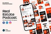 Real Estate Podcast Instagram Bundle, a Social Media Template by Raytas Studio (Thumbnail 1 of 10)