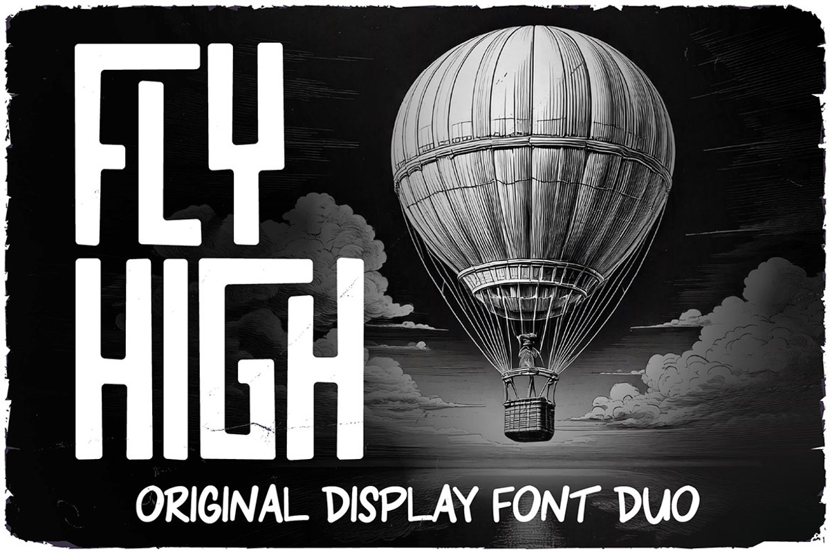 Fly High Font Duo, a Handwritten Font by JumboDesign (Photo 1 of 6)
