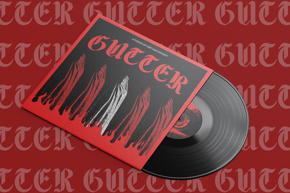 CS Meriam – Blackletter Font, a Blackletter Font by Craft Supply Co. (Photo 7 of 8)