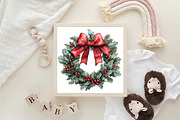 Christmas Doodle Sublimation Clipart, an Illustration by CraftArtStudio (Thumbnail 6 of 6)