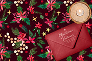 Watercolor Christmas Patterns Set, a Pattern Graphic by Webvilla Studio (Thumbnail 3 of 6)