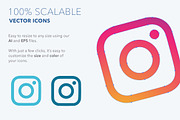 2022 Clean & Simple Social Icons, an Icon by Poego Social (Thumbnail 2 of 5)