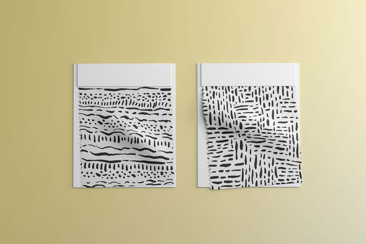 Hand drawn ink brush strokes Pattern, a Pattern Graphic by Digital Studio (Photo 4 of 4)