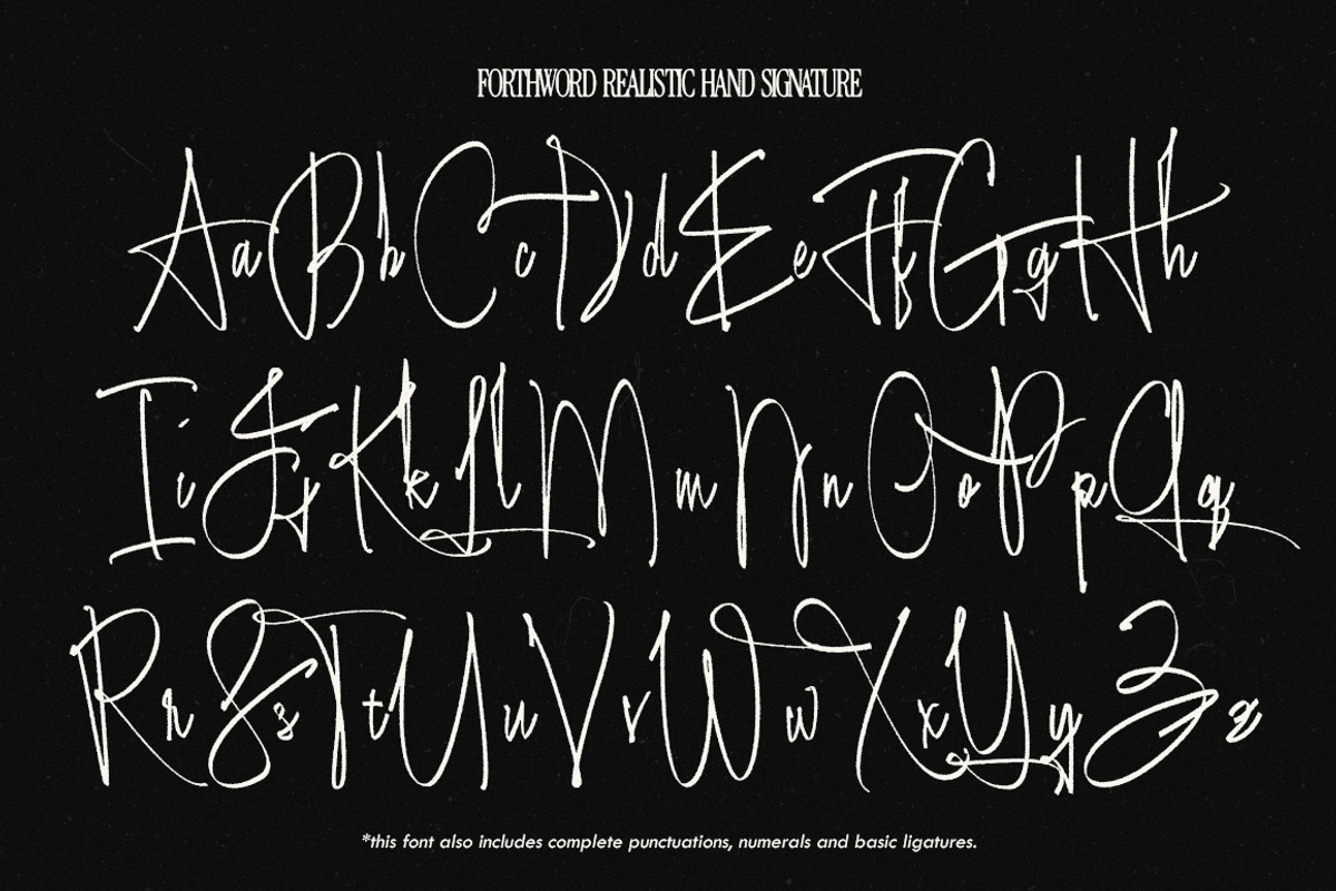 Forthword Signature & Serif, a Serif Font by The Branded Quotes (Photo 7 of 11)