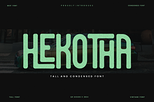 Hekotha - Tall & Condensed Font