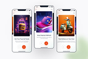 LuxeBite Food Delivery Mobile App UI, an UI Kit Template by DesignBox (Thumbnail 3 of 7)