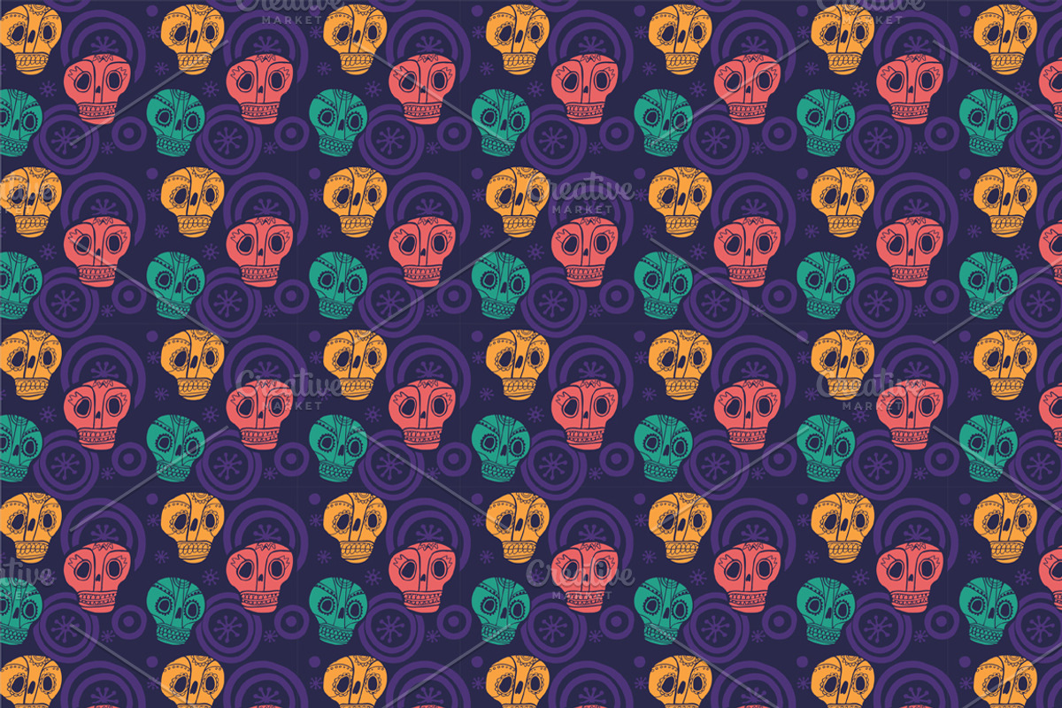 Day of the Dead Graphic set, an Illustration by totokumi (Photo 2 of 3)