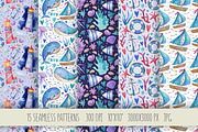 Nautical Collection | 65 elements, an Animal Illustration by Aquarellka (Thumbnail 7 of 7)