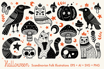 Cute & Cheerful Halloween SVG, an Object Graphic by Lumitar