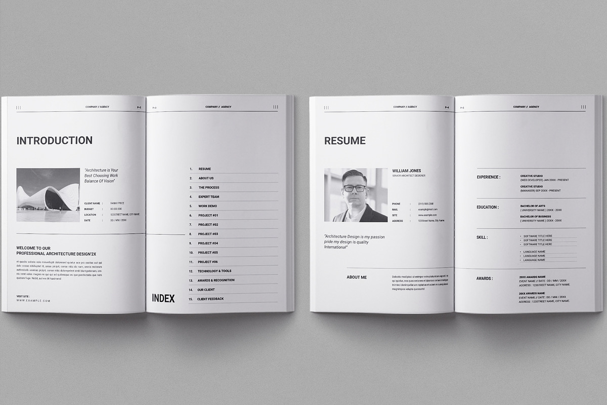 Architecture Portfolio - Canva, INDD, a Brochure Template by Work-Envance (Photo 3 of 15)