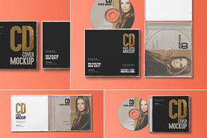 CD Label & Case Mockups