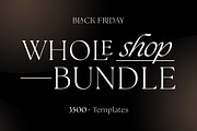 Whole Shop Bundle Templates, a Templates & Theme by Creavora (Thumbnail 1 of 8)