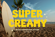 Super Creamy, a Font by Ali Hamidi (Thumbnail 1 of 8)