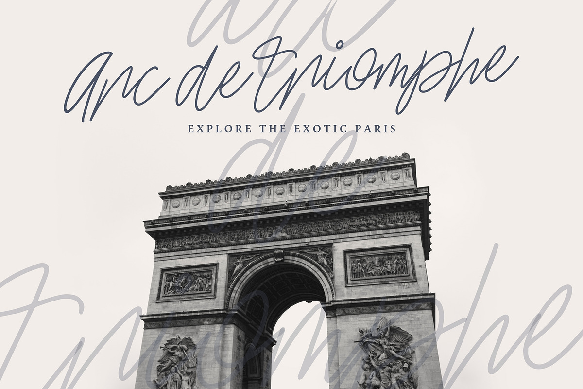 Ellaine Monoline Signature Font, a Script Font by Garisman Std (Photo 9 of 10)
