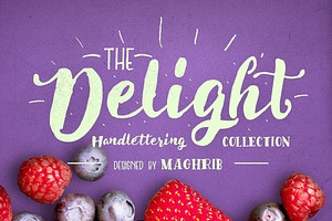 Delight Font Pack & Extra, a Sans Serif Font by maghrib