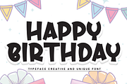 Happy Birthday | Script Font, a Script Font by Scratchones (Thumbnail 1 of 8)