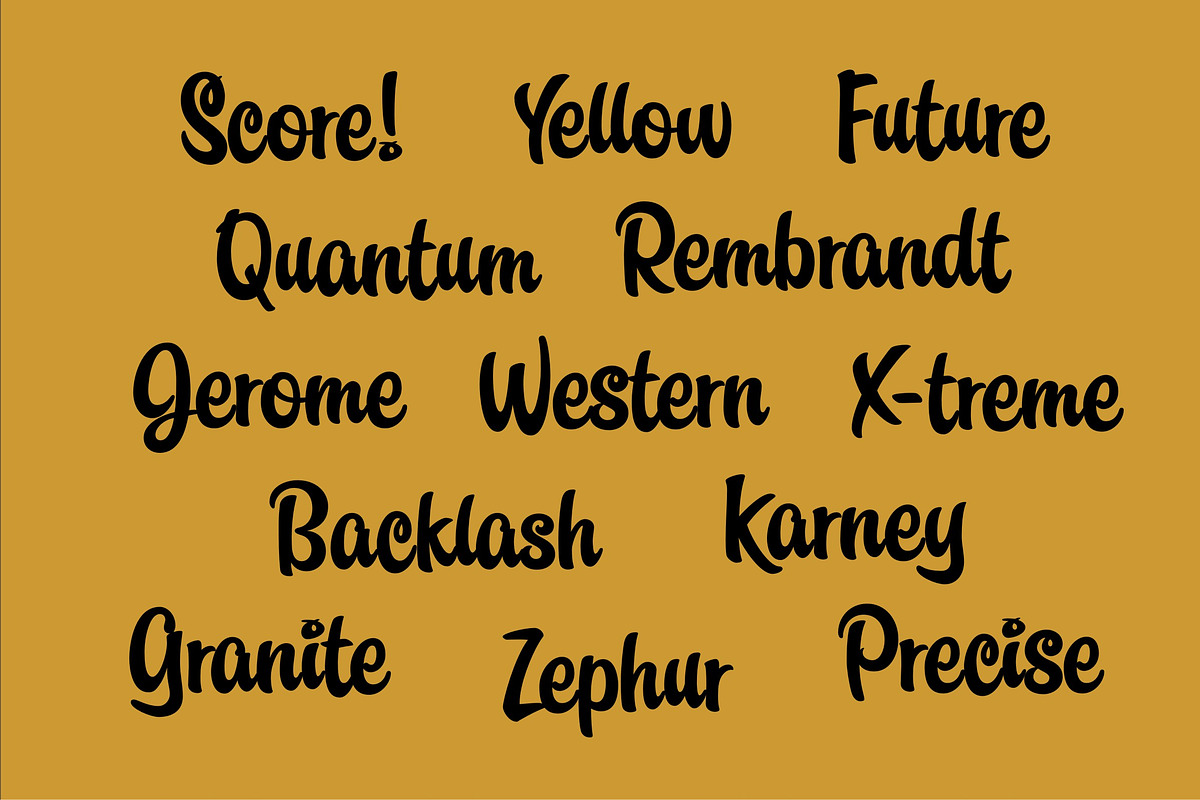Swinger Casual, a Font by Art And Sign Unlimited (Photo 3 of 3)