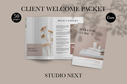 Client Welcome Packet Template | IVY, a Magazine Template by Studio Next (Thumbnail 1 of 12)