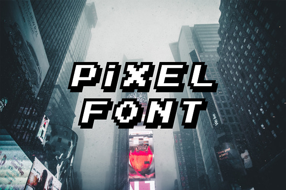 Pixel font / 8-bit fonts. preview 6