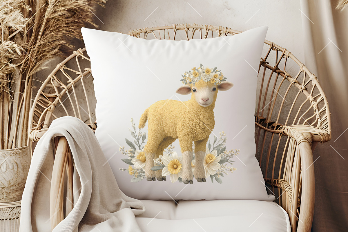 Whimsical Yellow Spring Clipart, an Illustration by OK Design (Photo 6 of 6)