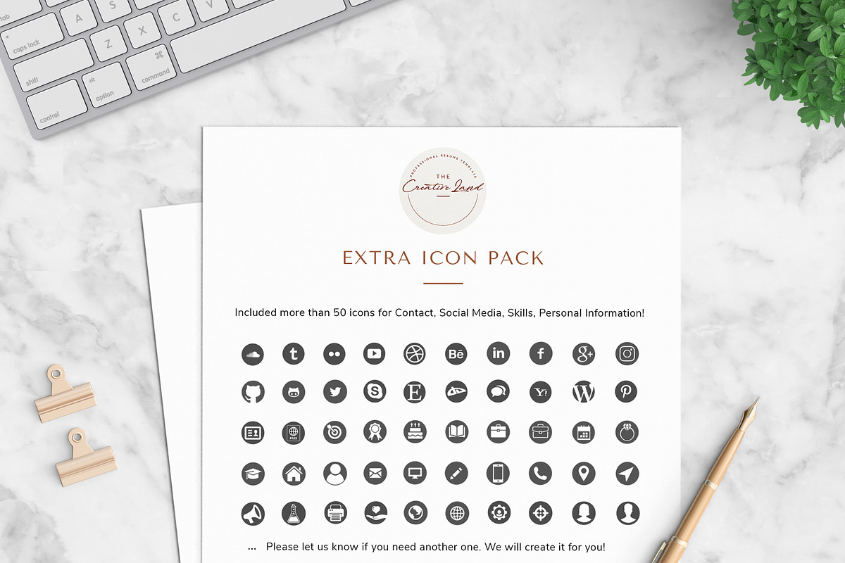 Resume/CV - The Melody, a Resume Template by CreativeLandStudio (Photo 7 of 9)