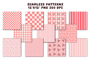 Sweet Bows Clipart and Patterns, an Object Graphic by Brush Lab (Thumbnail 3 of 4)
