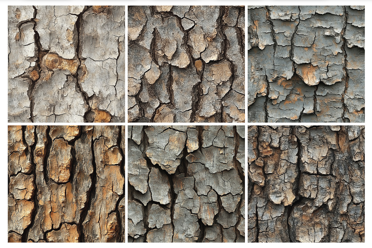 Tree Bark Seamless Pattern, a Seasonal Illustration by Daily.Designs