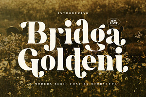 Bridga Goldeni Modern Serif Font