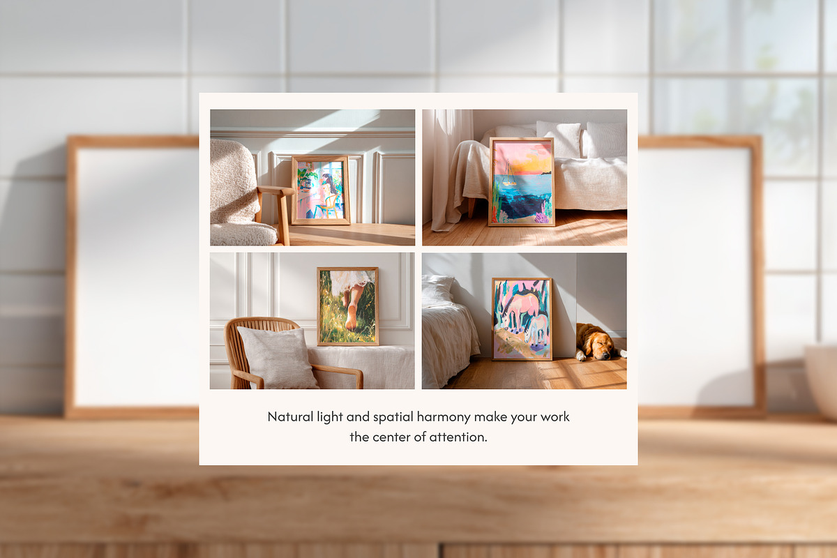 Slow Life Frame mockup, a Household Mockup by Trissa (Photo 6 of 9)