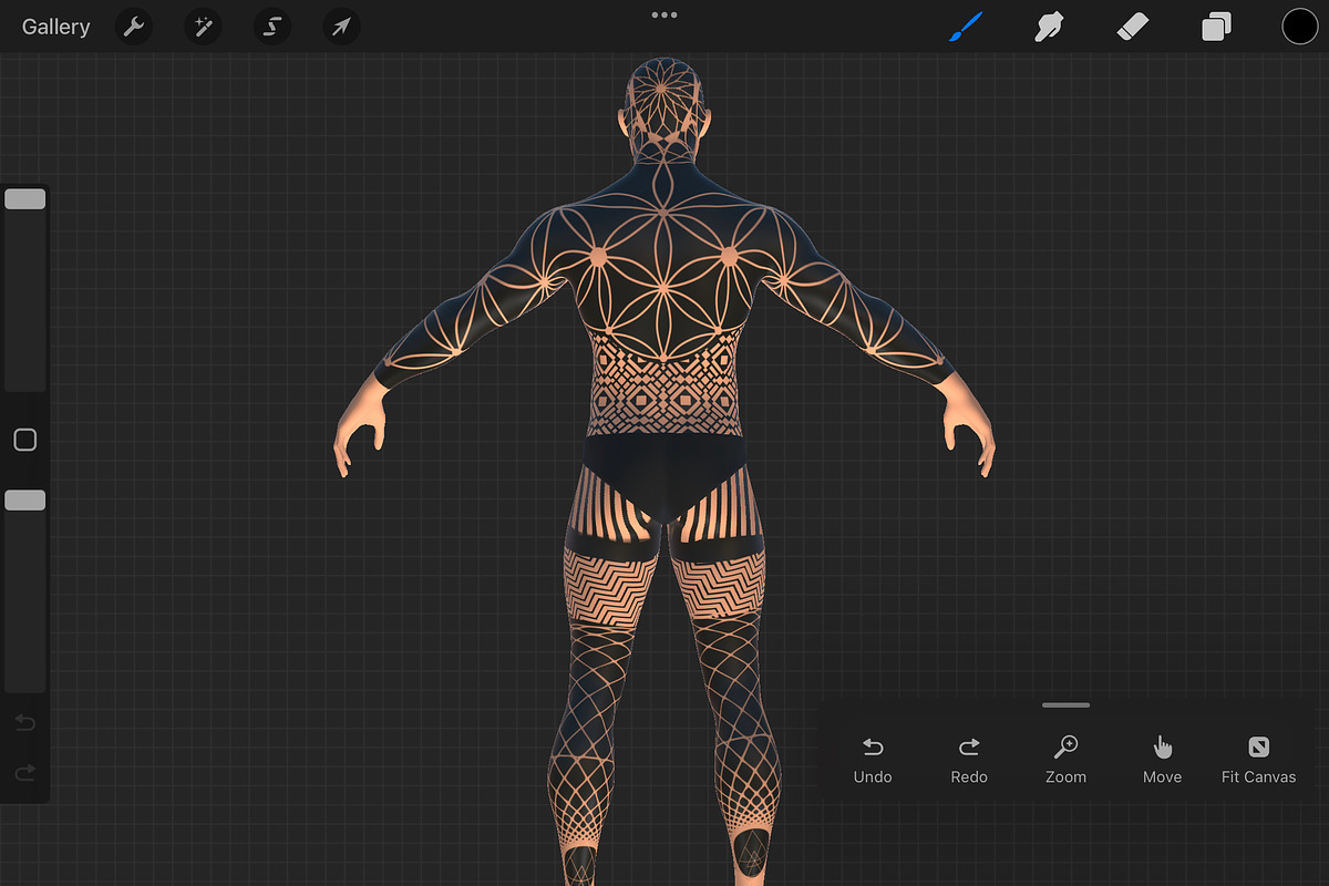 Procreate 3d Model -Male Body Bundle, a Characters & Person 3D Model by Procreate3dStudio (Photo 5 of 7)
