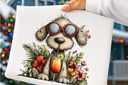 Whimsical Summer Dog Clipart, an Illustration by SinaCreation (Thumbnail 5 of 7)