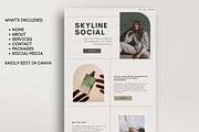 Canva Website Template, a Websites & App Template by Asha Glenn Design Studio (Thumbnail 5 of 10)
