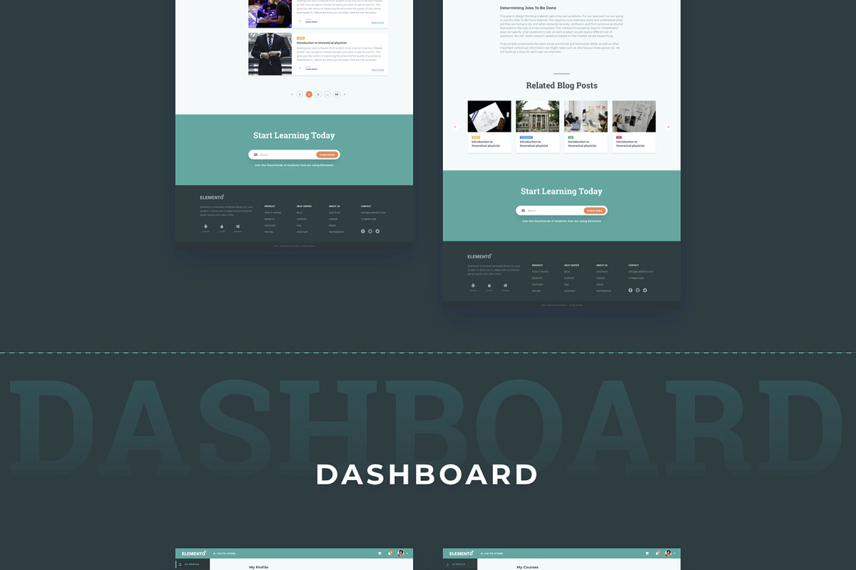 Education Multi-Purpose Template, a Landing Page Template by UI Design Resource (Photo 9 of 16)
