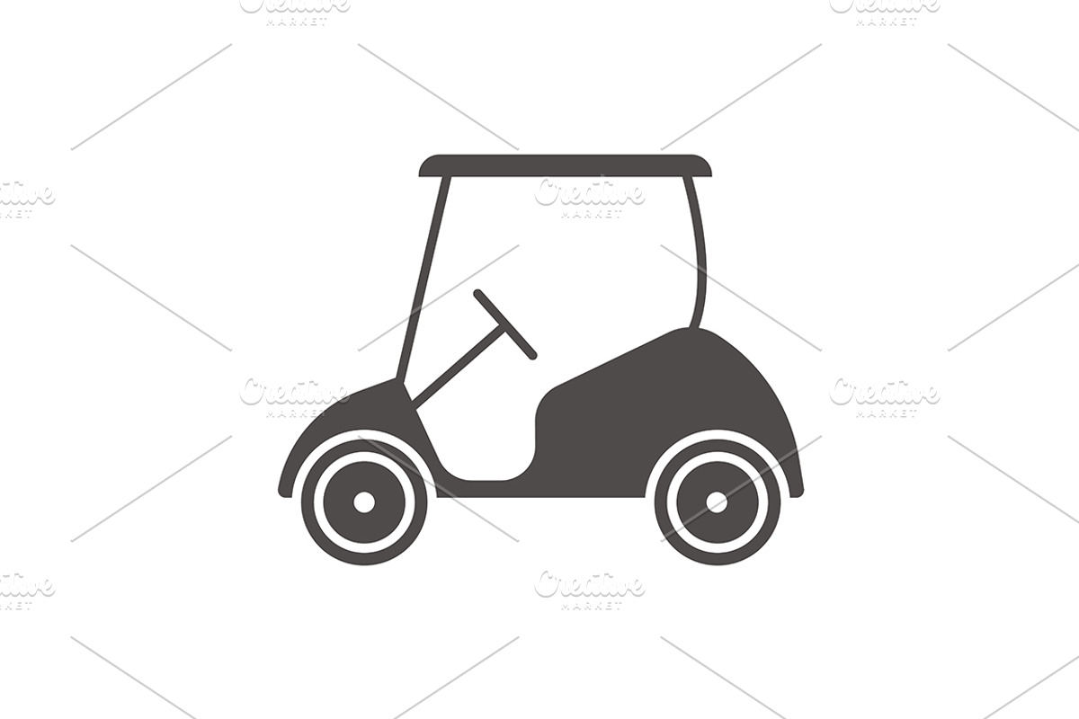 Golf cart icon. Vector, an Icon by IMG Visuals
