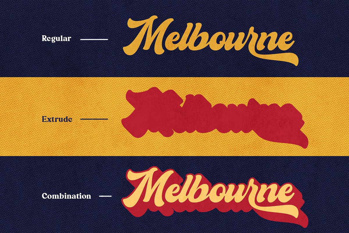 The Buntank - Retro Script, a Script Font by Arterfak Project (Photo 6 of 14)