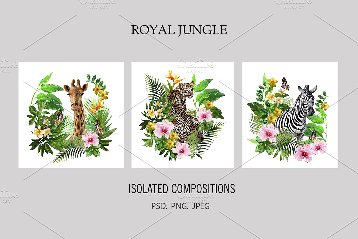 Royal jungle, an Animal Illustration by DariKa (Photo 2 of 6)