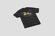 T-Shirt Mockup T Shirt, a Merchandise Mockup by Pikachudesign (Thumbnail 2 of 4)