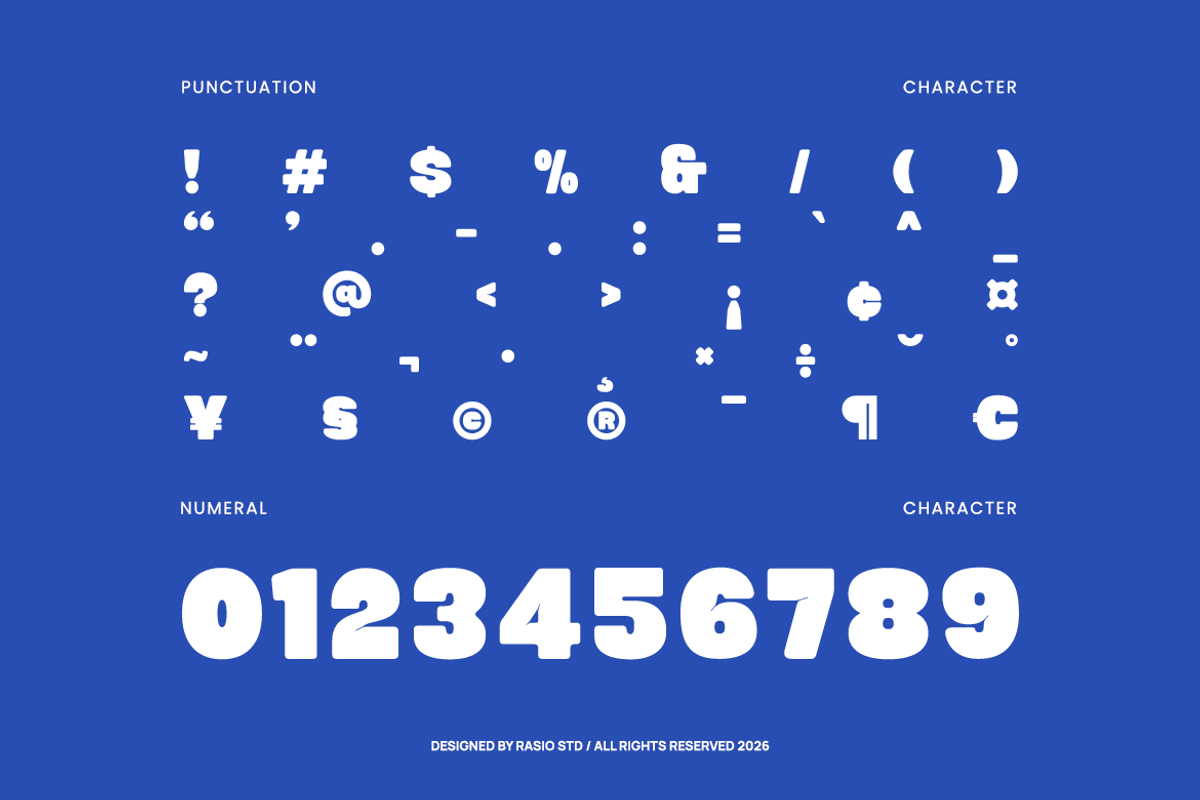 Makio Modern Bold Rounded Font, a Sans Serif Font by Rasio Studio (Photo 3 of 9)