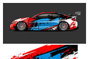 Dynamic Race Car Wrap Design, a Transportation Illustration by CarWrap design (Thumbnail 4 of 4)