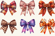 Autumn Coquette Bows Clipart, a Work Illustration by cherrydesign (Thumbnail 3 of 3)