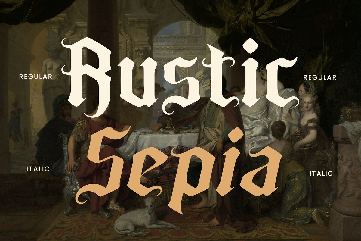 CS Artemio Drawn, a Blackletter Font by Craft Supply Co. (Photo 5 of 8)