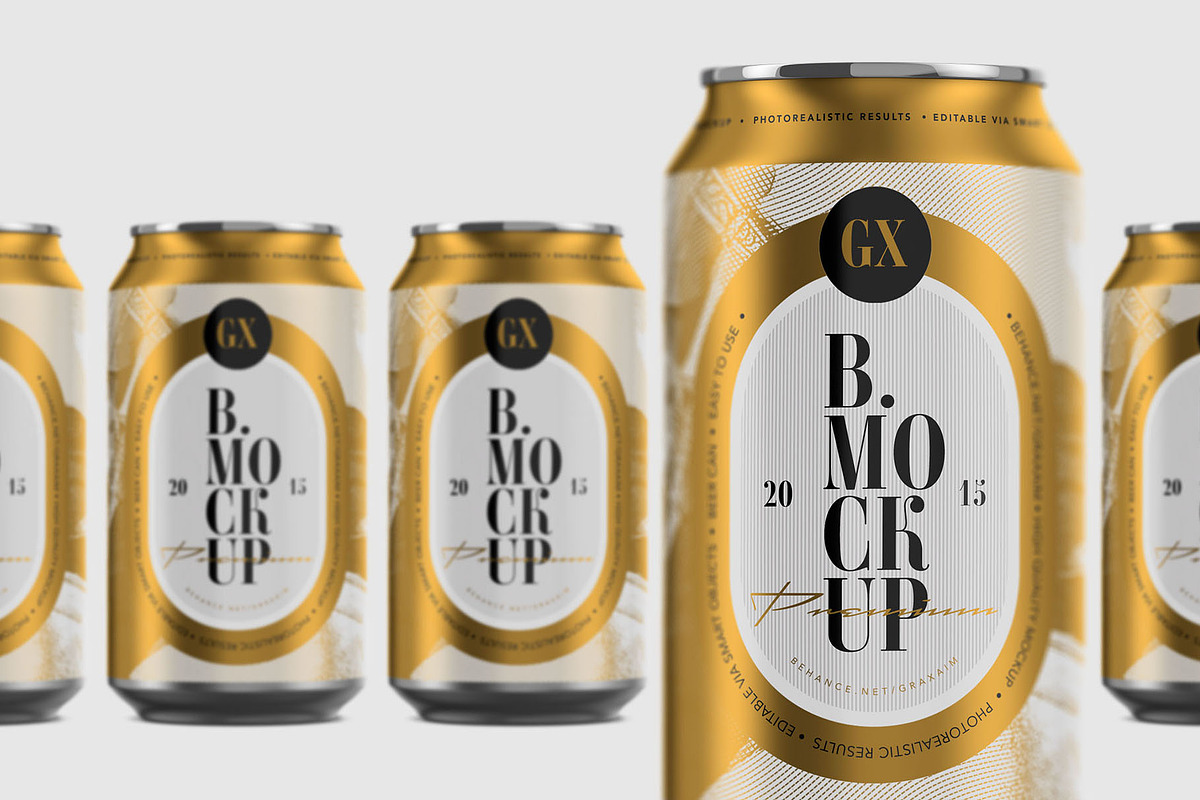 Beer Mockup Bundle, a Product Mockup by Graxaim Mock-up (Photo 11 of 14)