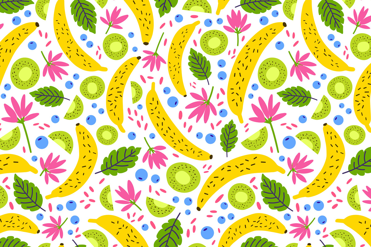 Summer cards, seamless patterns, a Decorative Illustration by Good Studio (Photo 11 of 19)