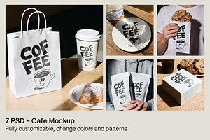 Cafe Branding Packaging Mockup